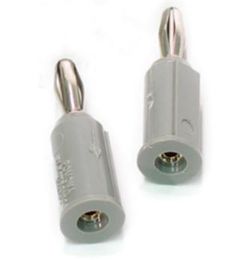 Pin to Banana Adapter Plugs for Single Channel Electrode Cables by Mettler Electronics